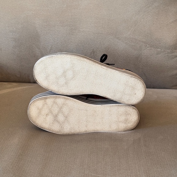 Alice + Olivia Falyn Platform Animal Print Calf Fur Colored Rainbow Sneakers - Picture 9 of 10